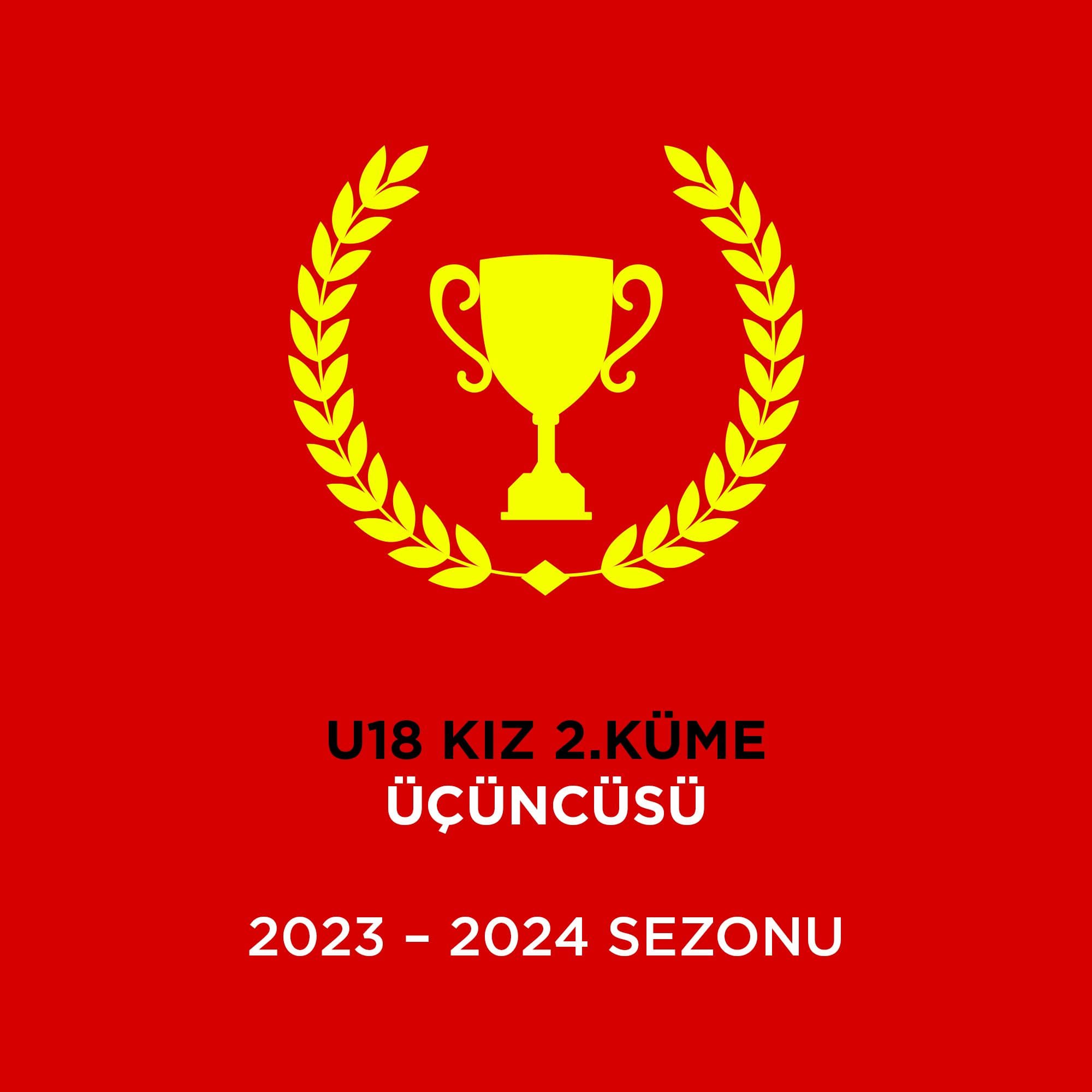 U18 KIZ 2.KÜME ÜÇÜNCÜSÜ
